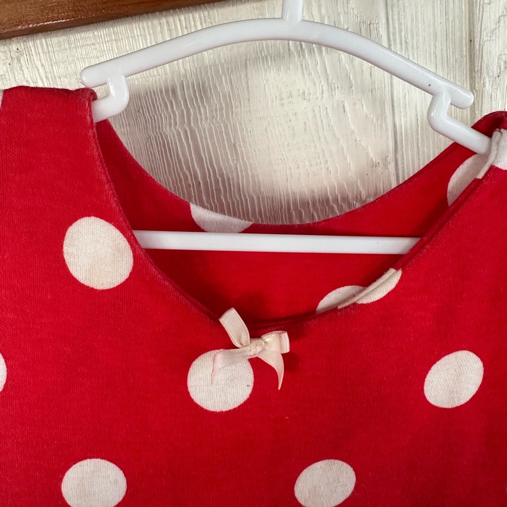 Vintage Baby Bliss Red Polka Dot Dress with Pockets Sleeveless  Disney Inspired - Picture 3 of 6